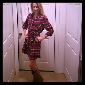 Michael Kors dress size M plaid dress